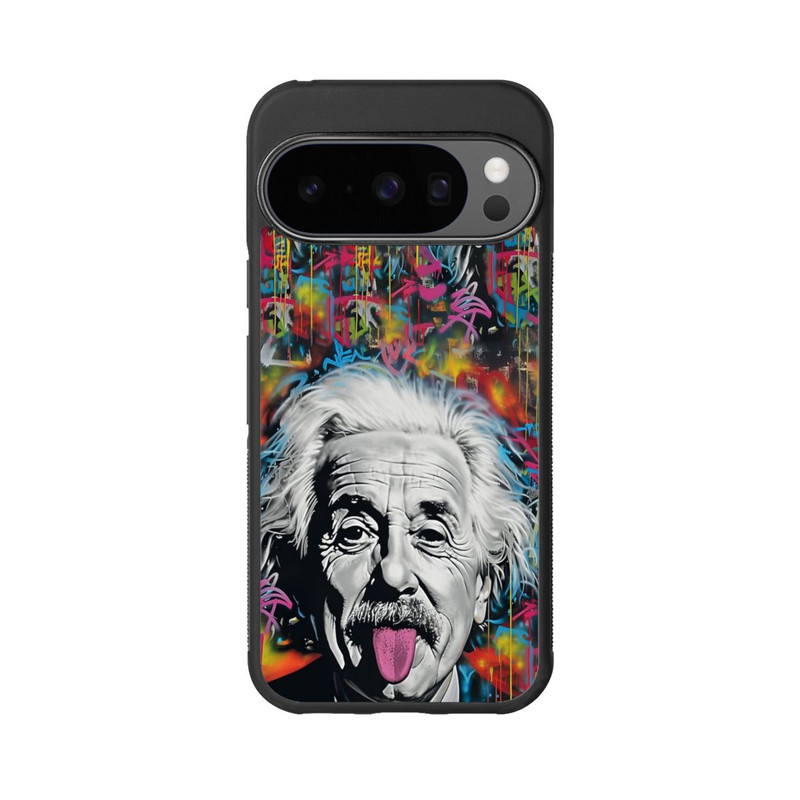 Pixel 10 Pro Base Case Physiker Bunte Zunge Raus