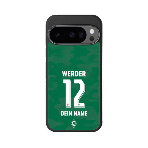 Google Pixel 10 Pro Base Case Werder Bremen Trikot Personalisierbar 25-26