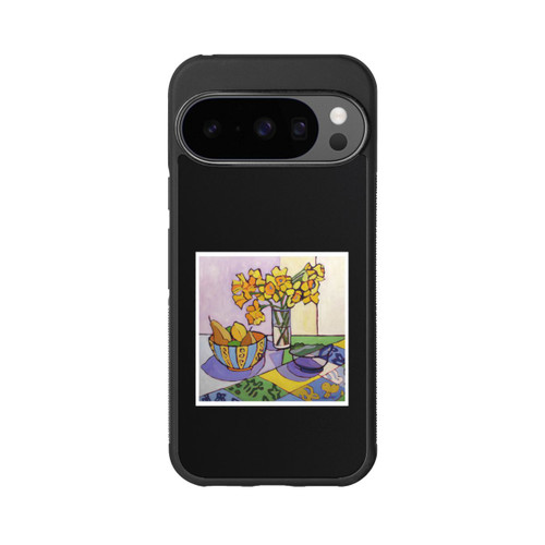 Google Pixel 10 Pro Base Case Daffodil Patchwork, 2023, by Catherine J Martzloff