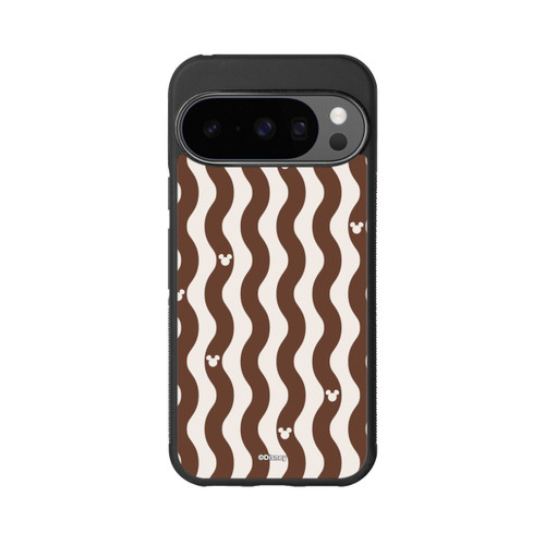 Google Pixel 10 Pro Base Case Micky Muster Braune Wellen