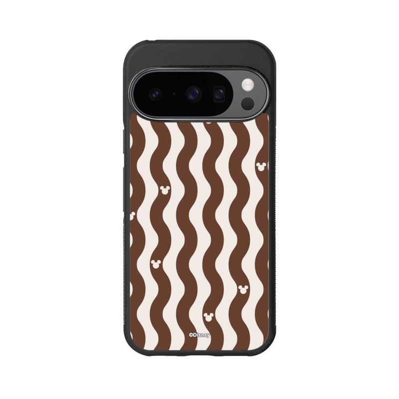 Pixel 10 Pro Base Case Micky Muster Braune Wellen