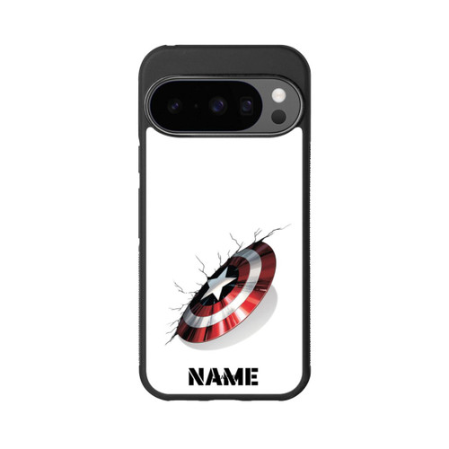 Google Pixel 10 Pro Base Case Captain America Shield Personalisierbar
