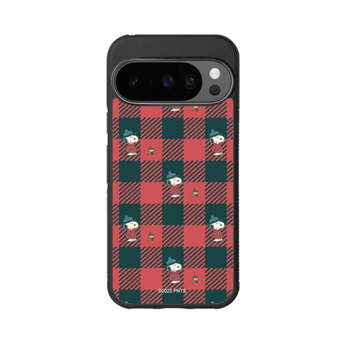 Google Pixel 10 Pro Base Case Peanuts Rot Schottenmuster