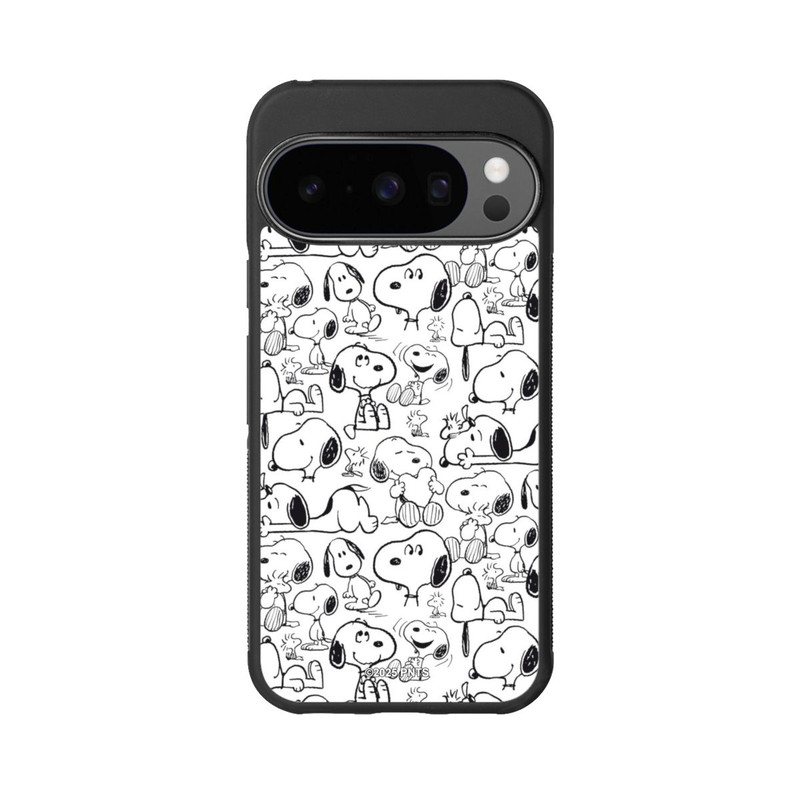 Pixel 10 Pro Base Case Classic Snoopy Pattern White