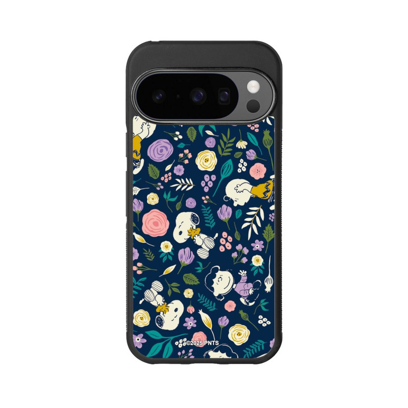 Pixel 10 Pro Base Case Peanuts Dark Flower Pattern