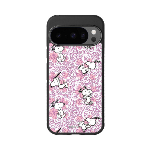 Google Pixel 10 Pro Base Case Peanuts Pink Roses Pattern