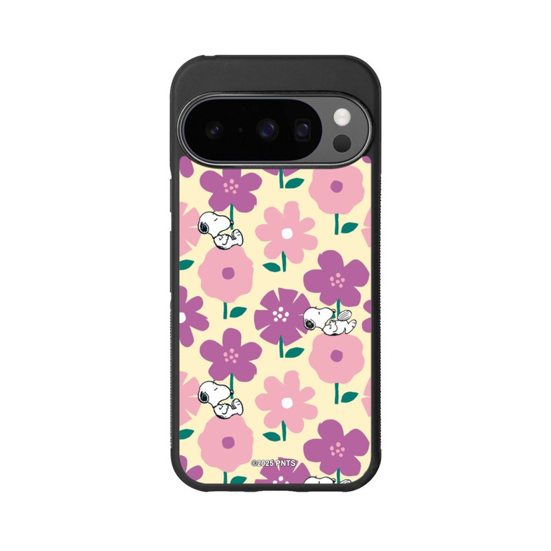 Pixel 10 Pro Base Case Peanuts Flower Pattern Yellow