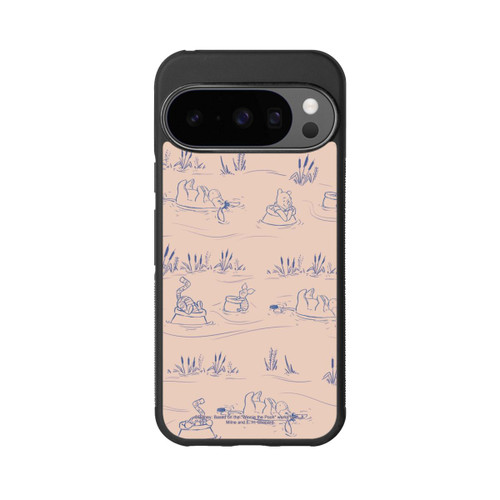 Google Pixel 10 Pro Base Case Winnie Puuh Keramik Muster Brücke Pink