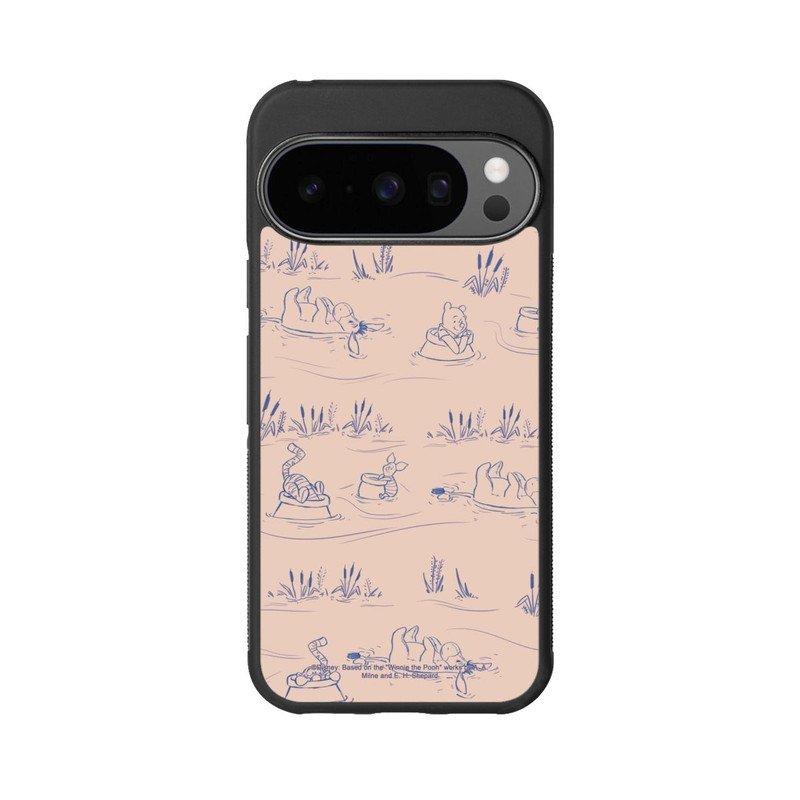 Pixel 10 Pro Base Case Winnie Puuh Keramik Muster Brücke Pink