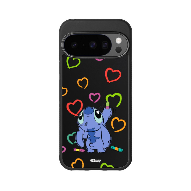 Pixel 10 Pro Base Case Stitch Draws a Heart Transparent