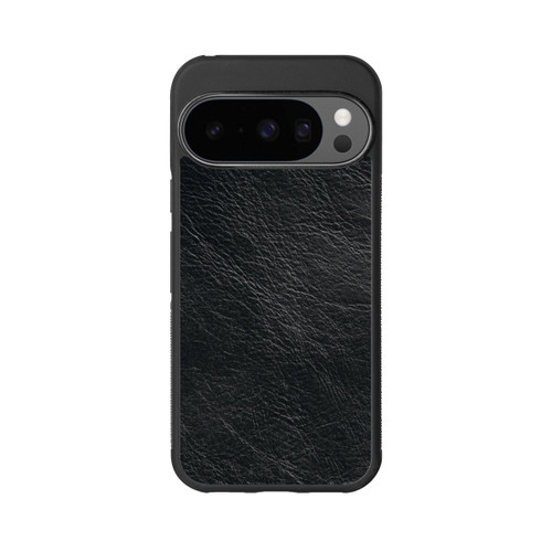 Google Pixel 10 Pro Base Case Schwarzer Lederlook Hintergrund