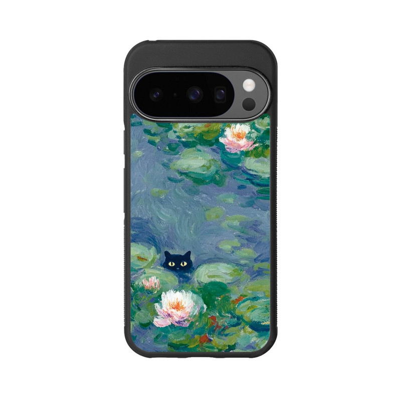 Pixel 10 Pro Base Case Katze im Teich Gemälde Impressionismus