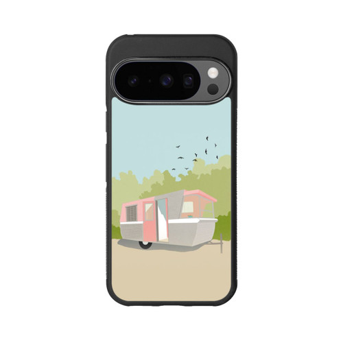 Google Pixel 10 Pro Base Case Retro Glamping by Roberta Murray