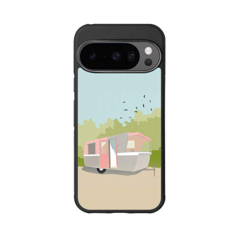 Pixel 10 Pro Base Case Retro Glamping by Roberta Murray