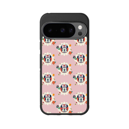 Google Pixel 10 Pro Base Case Minnie's Magic Flowers Retro Pattern
