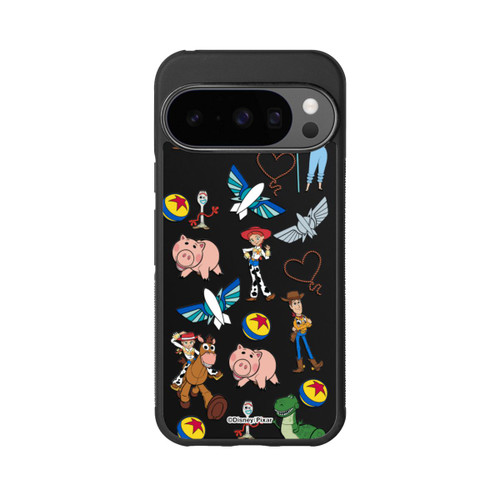 Google Pixel 10 Pro Base Case Toy Story 5 Hero Toys Pattern Transparent