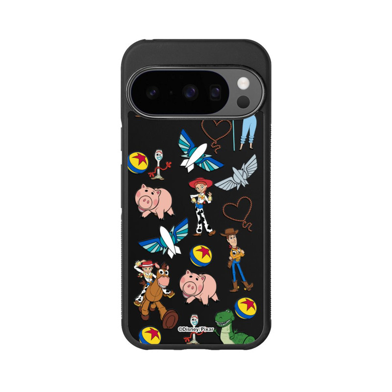 Pixel 10 Pro Base Case Toy Story 5 Hero Toys Pattern Transparent