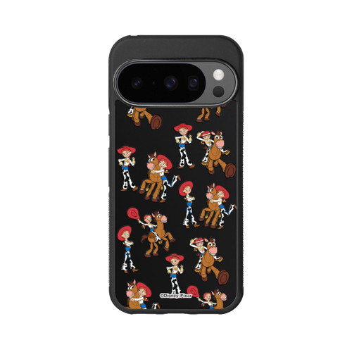 Google Pixel 10 Pro Base Case Toy Story 5 Jessie Cowboy Pattern Transparent
