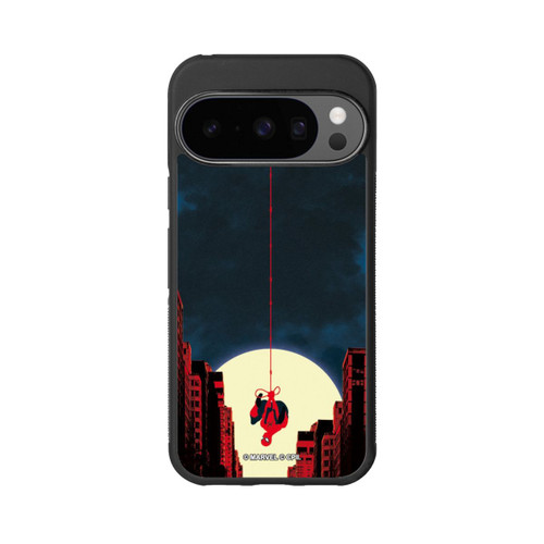Google Pixel 10 Pro Base Case Spider-Man Marvel between Skyscrapers