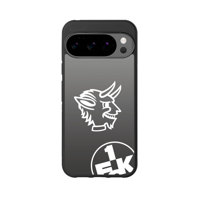 Pixel 10 Pro XL Base Case Teufelskopf FCK auf Schwarz