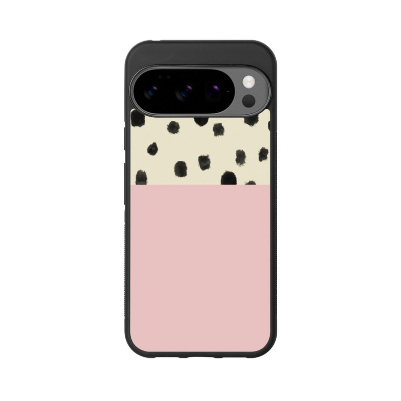 Pixel 10 Pro XL Base Case Punkte und Rosa