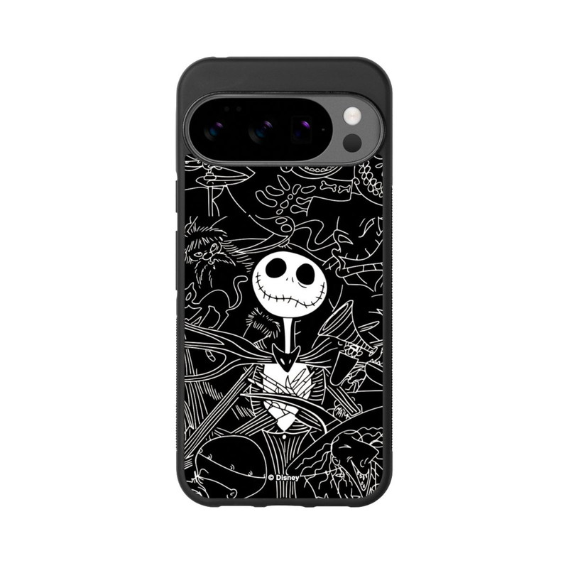 Pixel 10 Pro XL Base Case Jack Scratch Tim Burtons Nightmare before Christmas