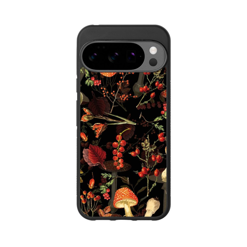 Pixel 10 Pro XL Base Case Pilzmuster Schwarz