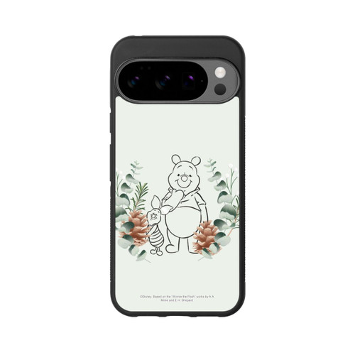 Google Pixel 10 Pro XL Base Case Grüne Liebe Puuh und Ferkel