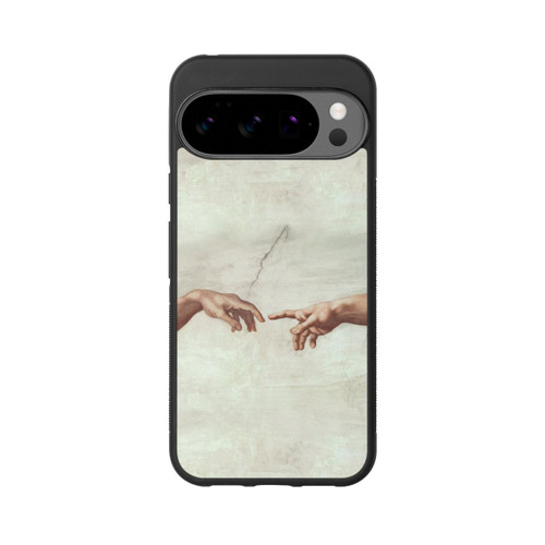 Google Pixel 10 Pro XL Base Case Die Hände von Gott und Adam von Michelangelo Buonarroti