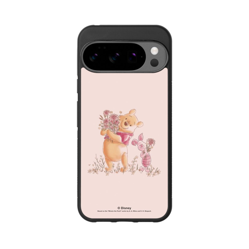 Pixel 10 Pro XL Base Case Winnie Puuh and Ferkel Blumen