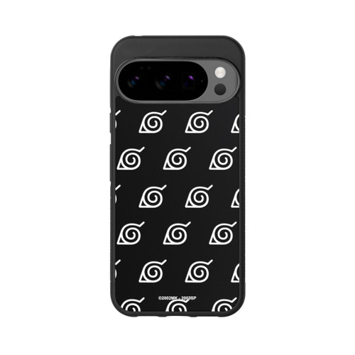 Google Pixel 10 Pro XL Base Case Weißes Konoha-Muster Transparent