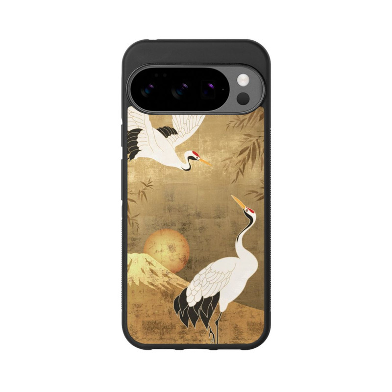 Pixel 10 Pro XL Base Case Kraniche Gold Japan 1