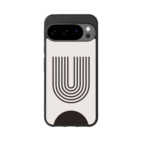Google Pixel 10 Pro XL Base Case Moderne Kunst Schwarze Linien
