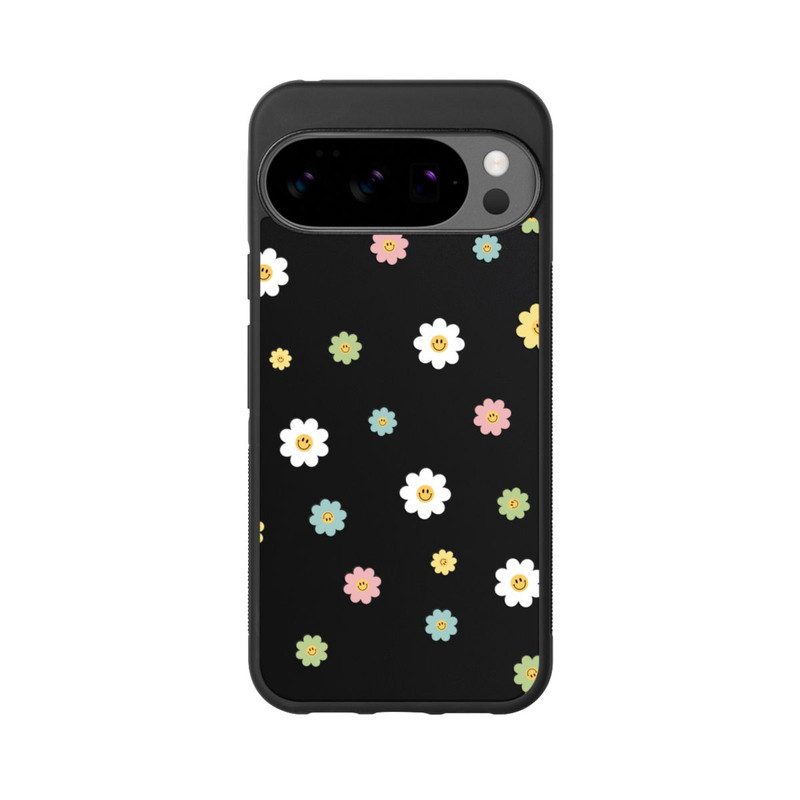 Pixel 10 Pro XL Base Case Flower Power klein transparent