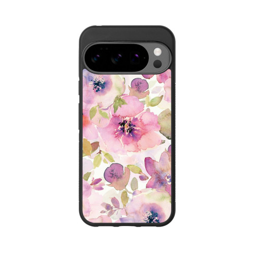 Google Pixel 10 Pro XL Base Case Tapete mit rosa Blumen