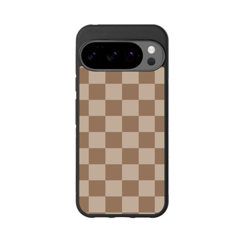 Google Pixel 10 Pro XL Base Case Braun Karo