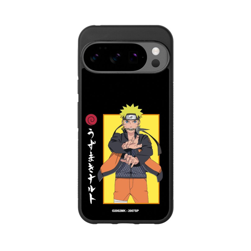 Pixel 10 Pro XL Base Case Naruto Kampfposition Schwarz