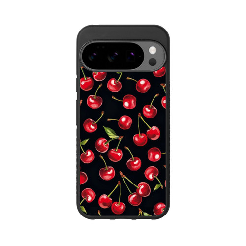 Google Pixel 10 Pro XL Base Case Kirschmuster Schwarz mit KI