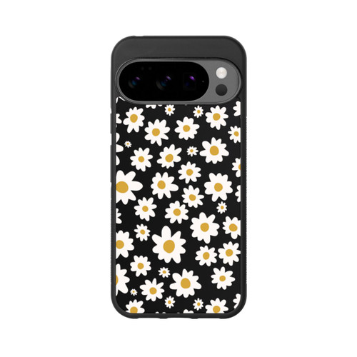 Google Pixel 10 Pro XL Base Case Daisy Flower Seamless Pattern Transparent