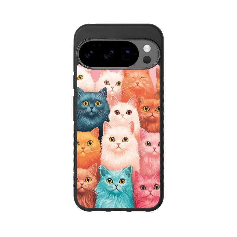 Pixel 10 Pro XL Base Case Cats Looking