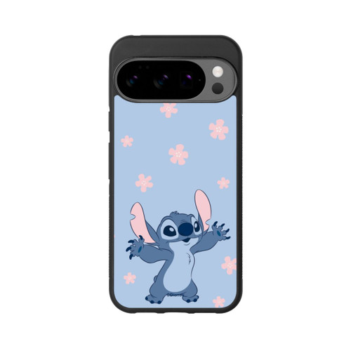 Google Pixel 10 Pro XL Base Case Stitch Pastel Flowers Blue