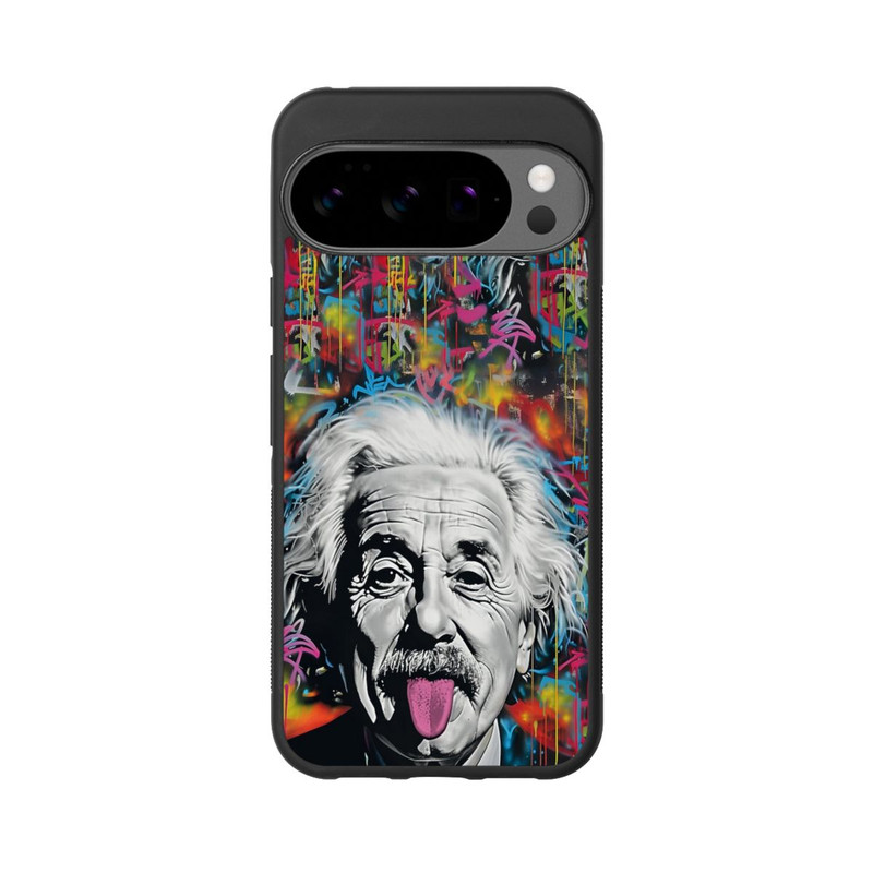 Pixel 10 Pro XL Base Case Physiker Bunte Zunge Raus
