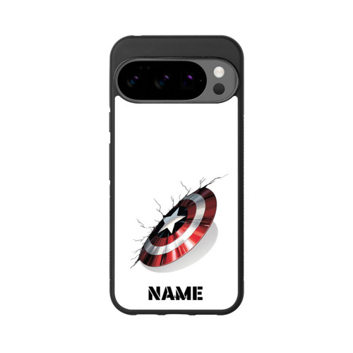 Google Pixel 10 Pro XL Base Case Captain America Shield Personalisierbar