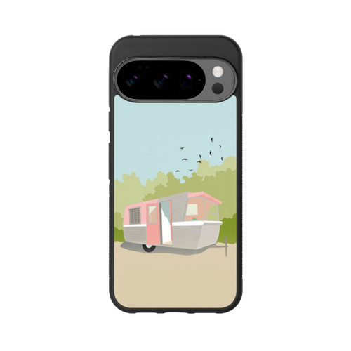 Google Pixel 10 Pro XL Base Case Retro Glamping by Roberta Murray