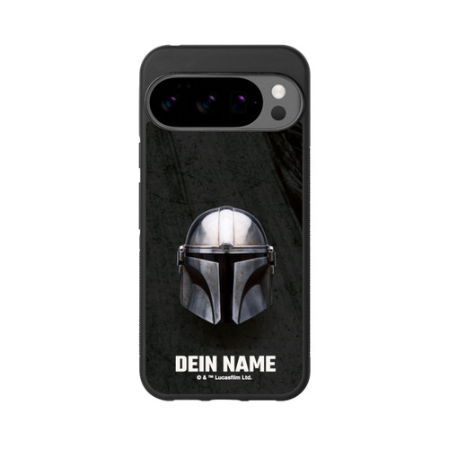 Google Pixel 10 Pro XL Base Case Star Wars Mandalorian Black Helmet Personalisierbar