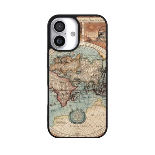  Base Case Vintage Weltkarte