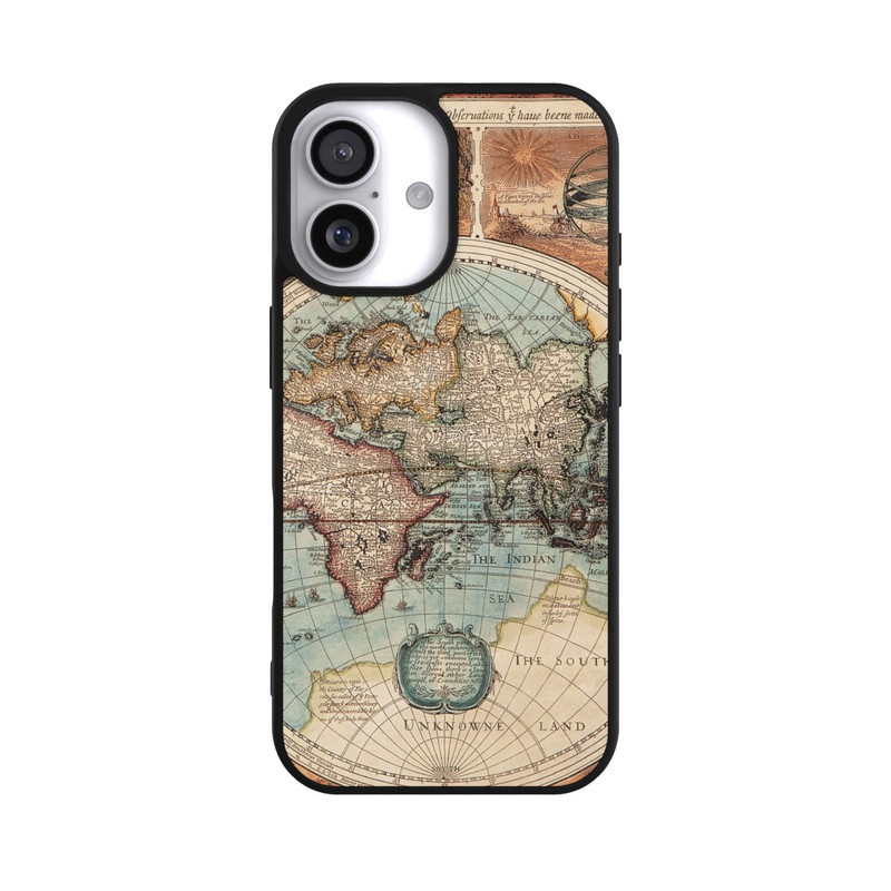 iPhone 17 Base Case Vintage Weltkarte