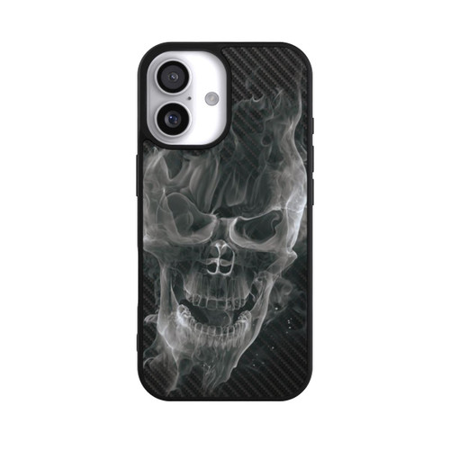  Base Case rauchender Totenkopf Carbon