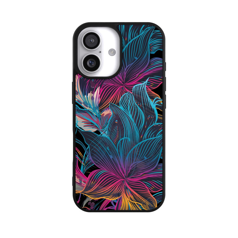 iPhone 17 Base Case Neon Flower Power