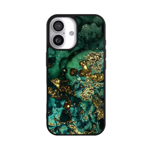  Base Case Cyan Glitzer Marmorlook